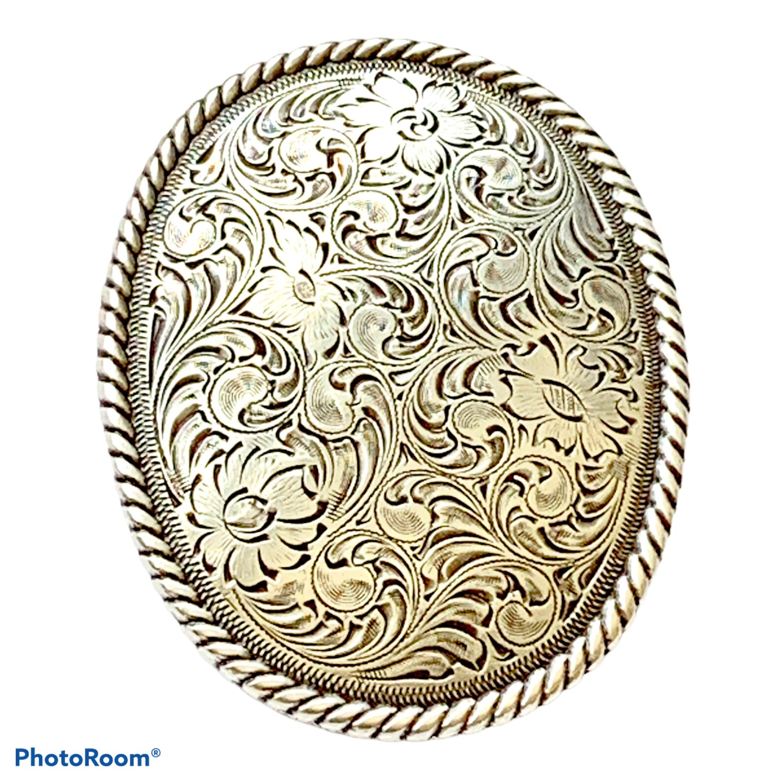 Engraved Silver Western Belt Buckle Interchangeable Buckle Etsy