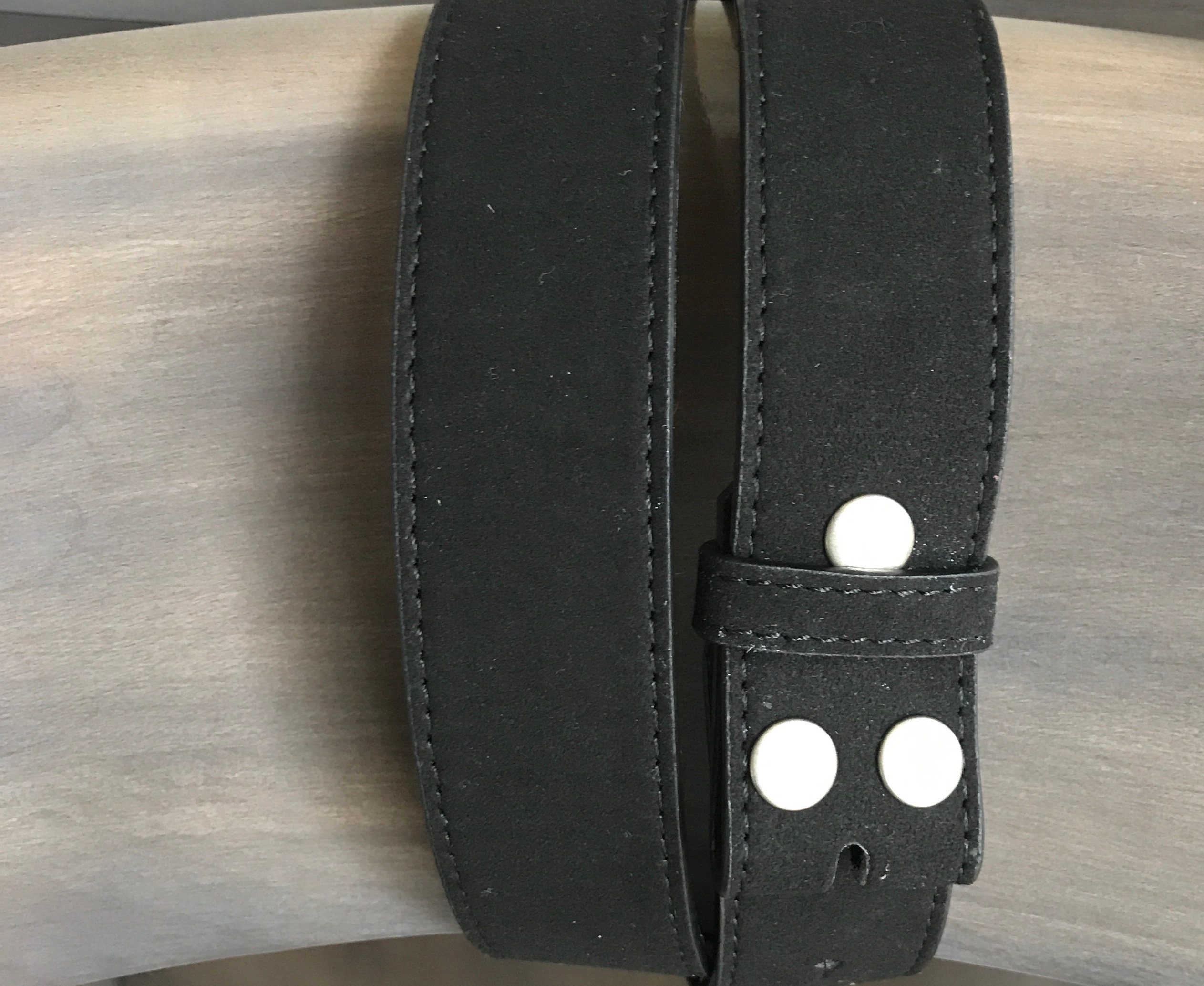 Black Suede Interchangeable Snap Belt 1.5 Inches Wide Belt Etsy