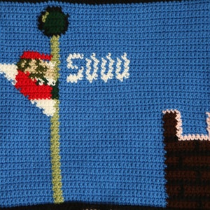 Super Mario Bros. Inspired Grafting Blanket Square Scene 19