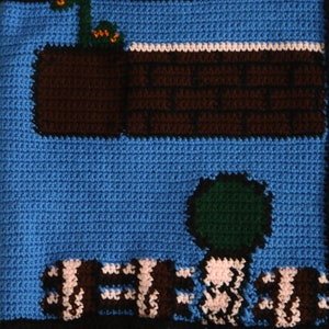 Super Mario Bros. Inspired Grafting Blanket Square Scene 16