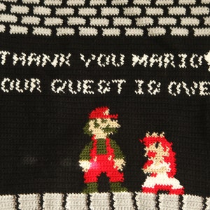 Super Mario Bros. Inspired Grafting Blanket Square Scene 23