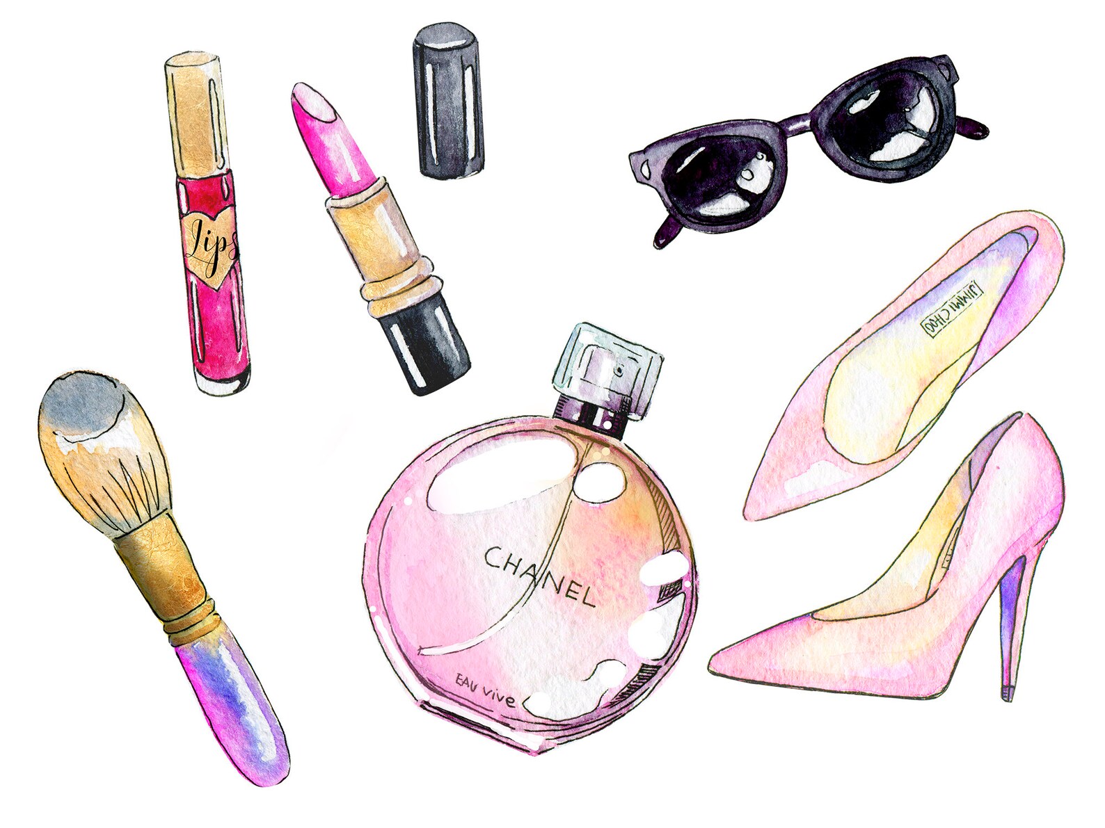 Girls things For Girls Clipart Cute girls stuff Etsy