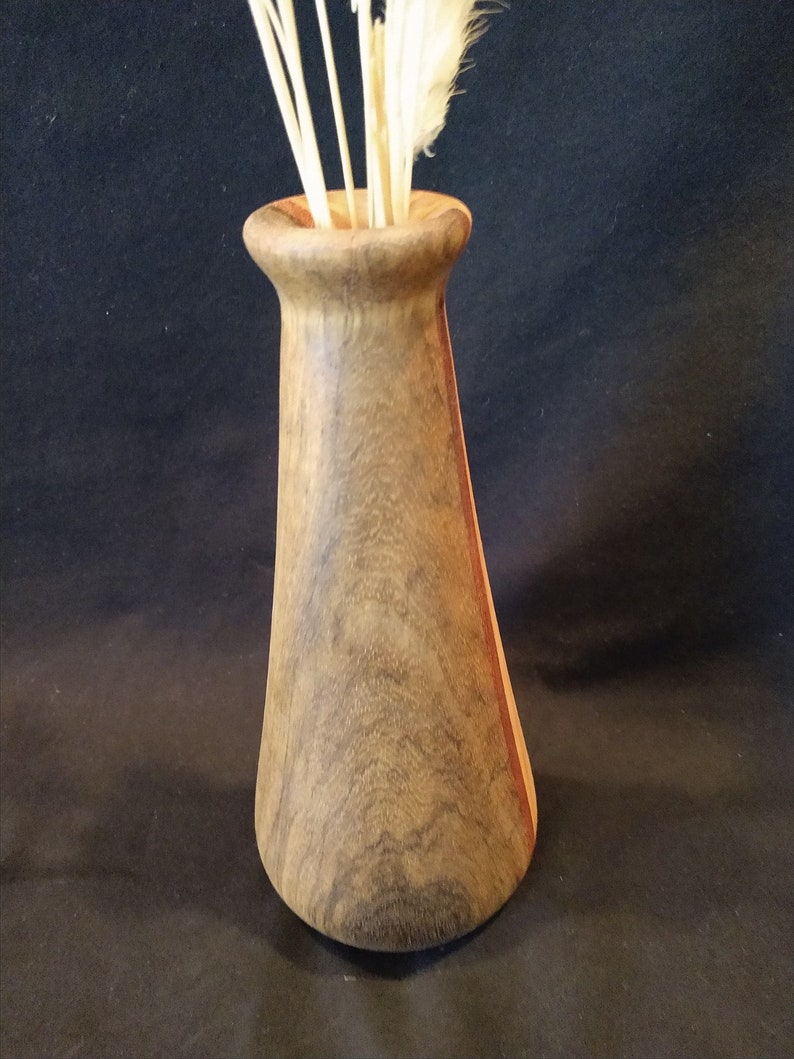 Twig Pot Rustic Weed Pot Wood Turned Vase Woodturning Etsy