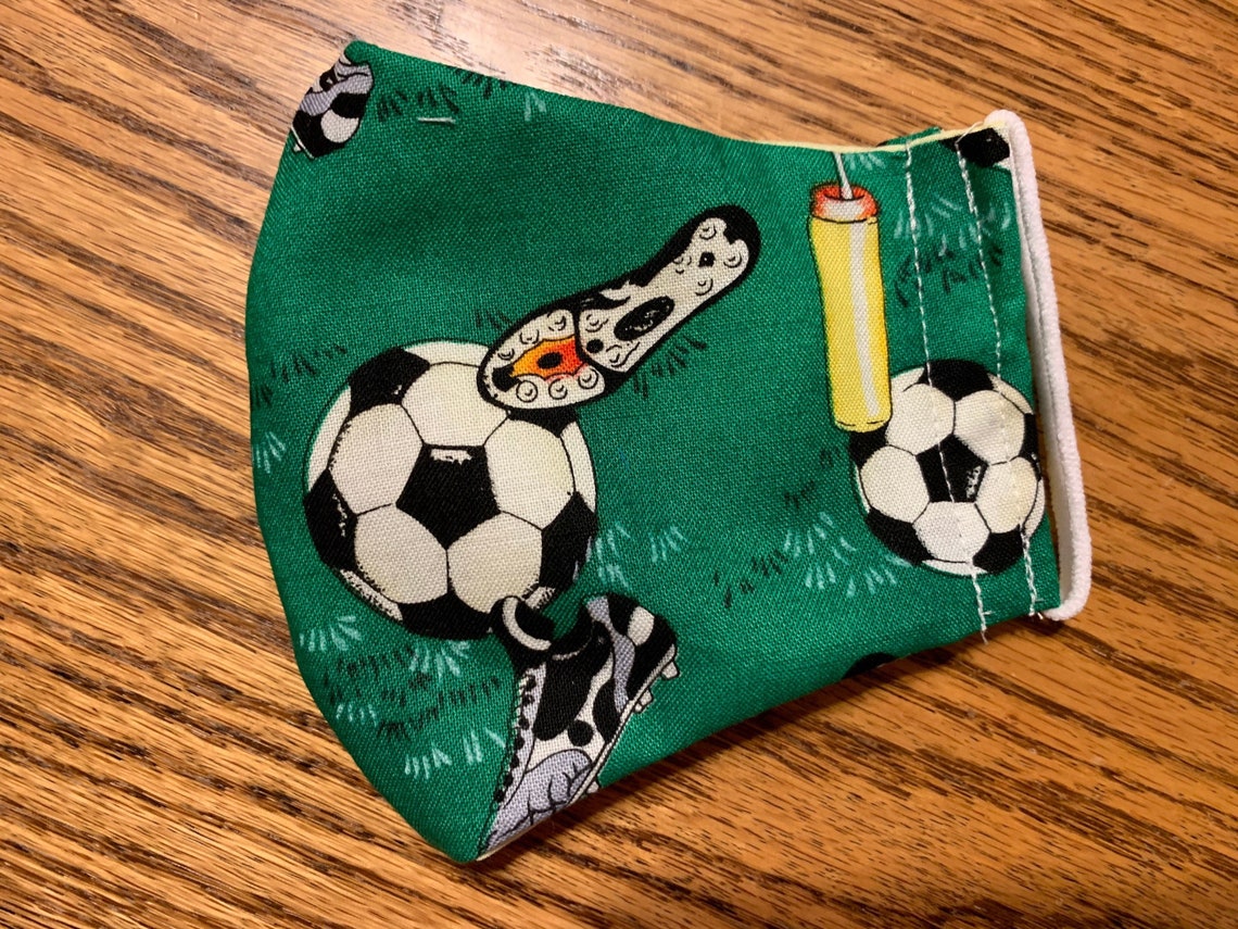 Soccer Face Mask Etsy