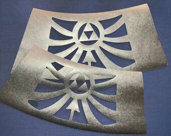 Plantilla de brazales inspirada en Legend of Zelda para archivos vectoriales SVG y PDF de Cosplay
