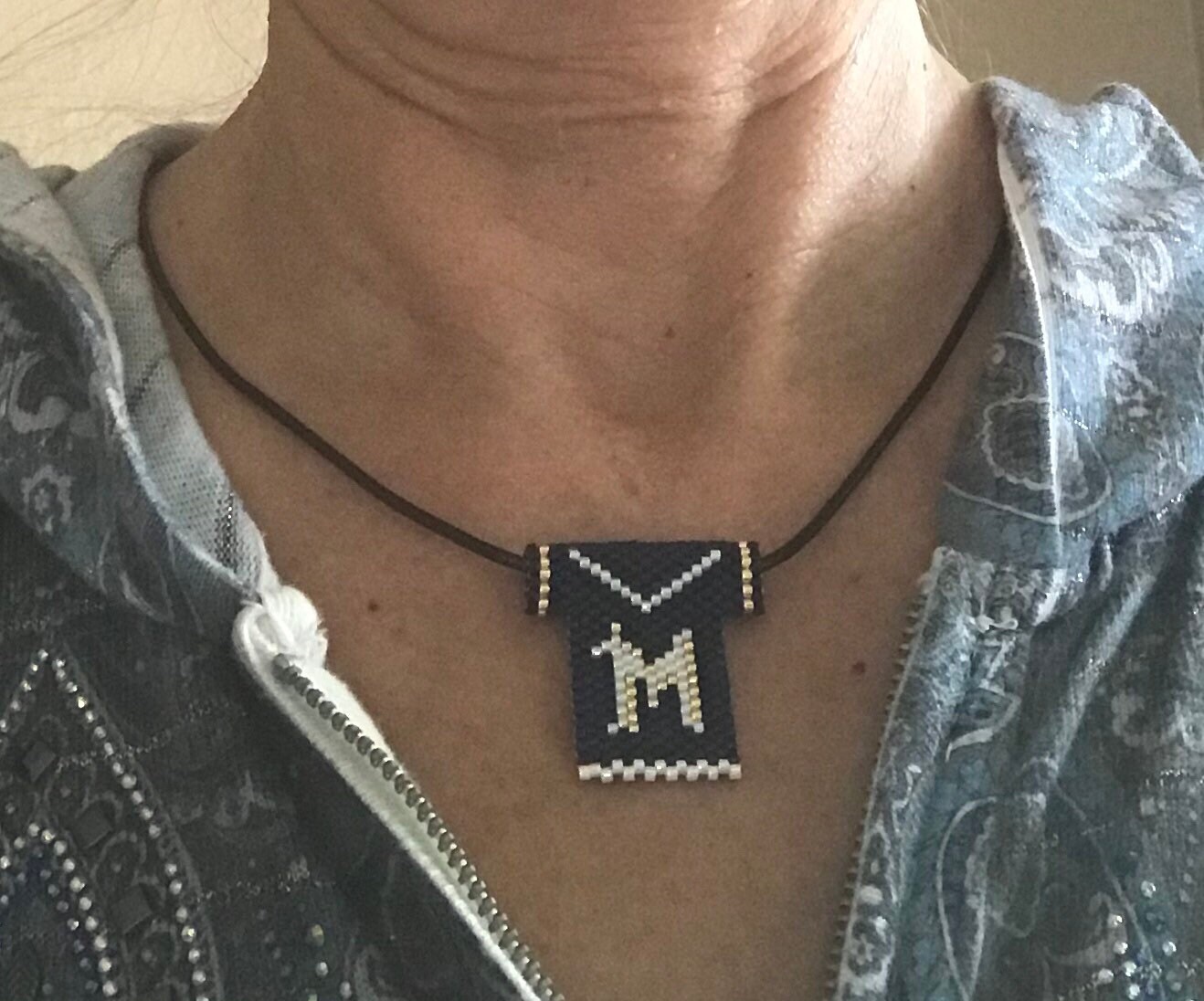 Handmade Milwaukee Brewer Necklace Etsy