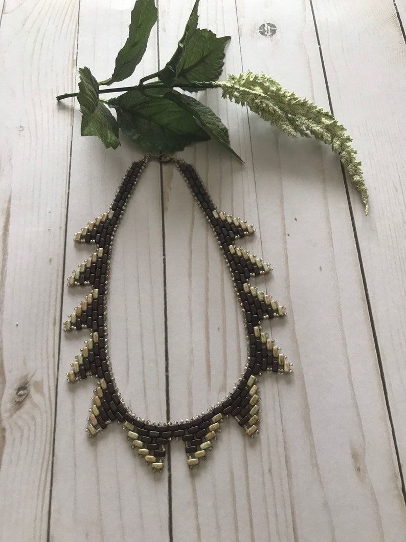 Handmade Womens Art Deco Necklace