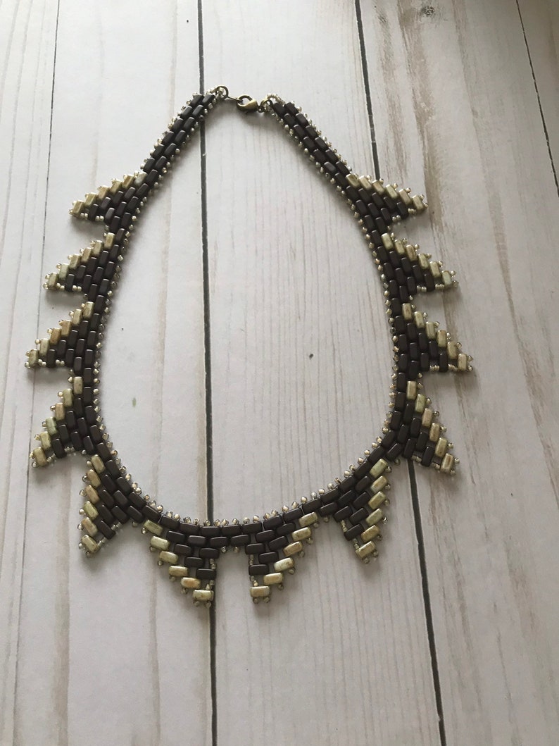 Handmade Womens Art Deco Necklace