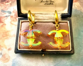 Parijs Haute Couture Vergulde Vintage Oorbellen - Luxe Design - Modieus Elegant Juweel uit Frankrijk