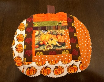 Oversized Fall Pumpkin Coasters