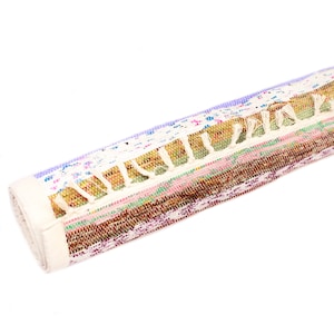 Extra padded Yoga and Meditation Mat, Cotton and Upcycled bild 7