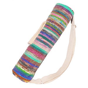Yoga Mat Bag, 100% wild harvested and hand woven hemp, sustainable and fair trade