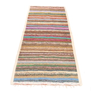 Extra padded Yoga and Meditation Mat, Cotton and Upcycled bild 6