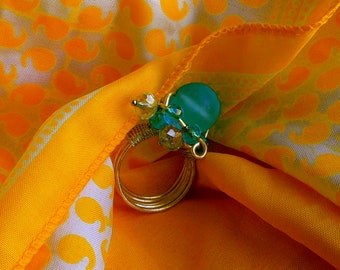 TheTeal ball ring