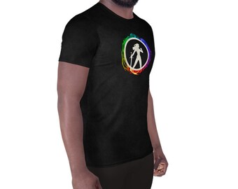 Power en Pride superheld stijl atletische T-shirt