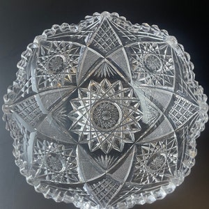 ABP- Libbey Glass Company Antique Crystal  Bowl