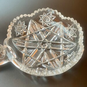 ABP- Antique Crystal  Nappy