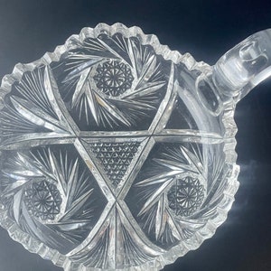 ABP- Antique Crystal  Nappy