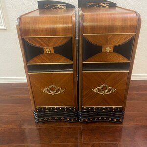 Image showcasing Art Deco Nightstands- Sold! Similar Item Maybe Available for Commission ...