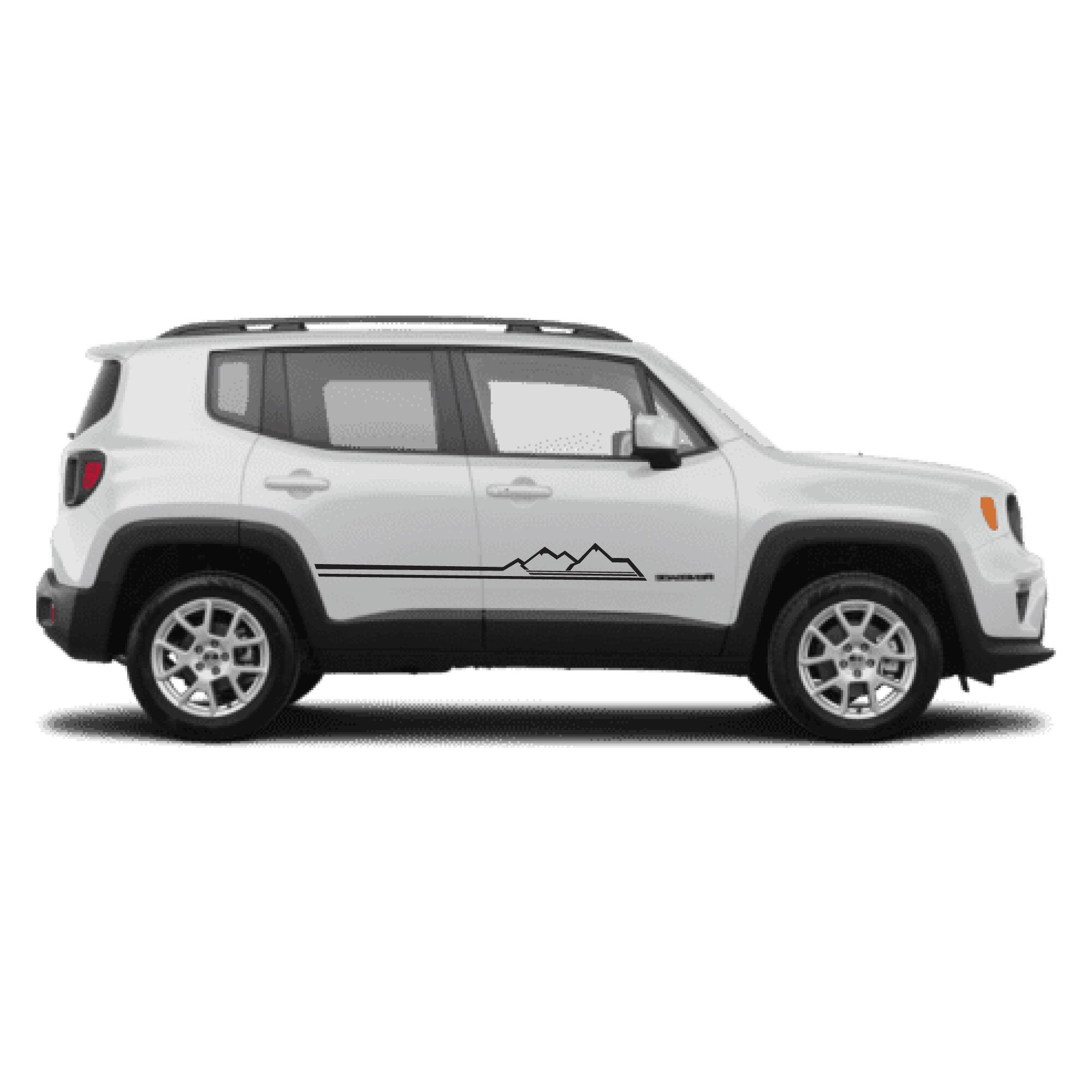 Jeep Renegade Mountain Decals Renegade Mountain Stickers Etsy