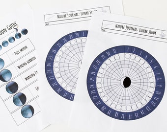 Moon Phase Wheel - Etsy