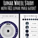 Lunar Phenology Wheel and Free Moon Phase Guide | Insert for Bullet or Nature Journal | Instant ...