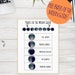 Lunar Phenology Wheel and Free Moon Phase Guide Insert for Bullet or Nature Journal Instant ...