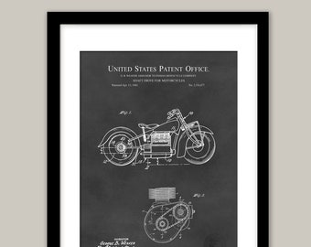 Indian Bike Poster Etsy