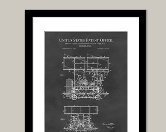 Vintage monocycle Vintage submarine Early flight patent 3 Print Set STEAMPUNK COLLECTION Unicycle Antique flying machine