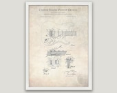 1956 Fender Guitar Patent print- Fender Tremelo, Stratocaster Guitar, Electric Guitar Poster, Musician Gift, Music Room Art