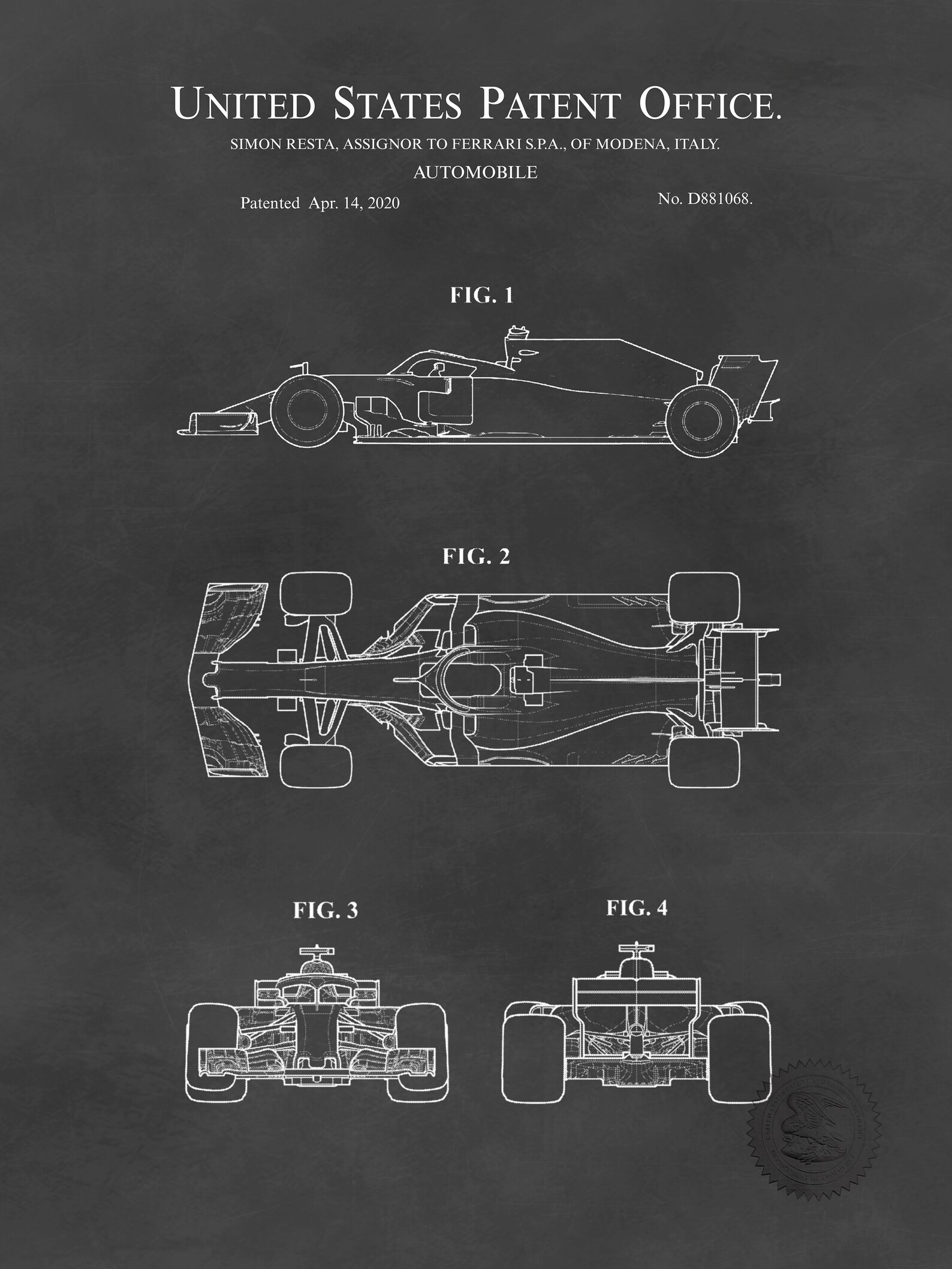Patent pending ferrari