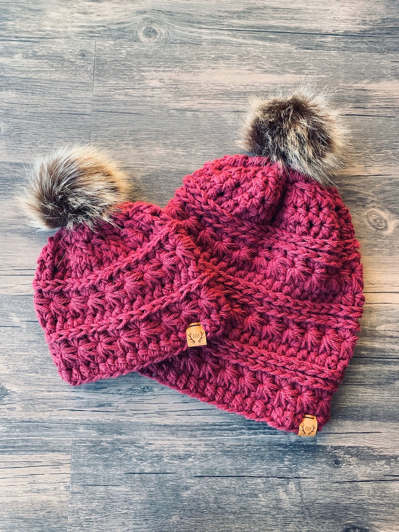 Children/'s Accessories MOMMY AND ME Hillside Handmade Signature Beanie Woman\u2019s Accessories Slouch Beanie