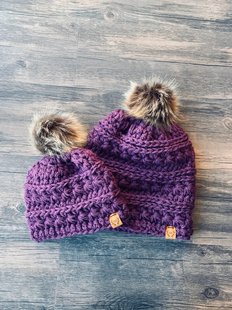 Children/'s Accessories MOMMY AND ME Hillside Handmade Signature Beanie Woman\u2019s Accessories Slouch Beanie