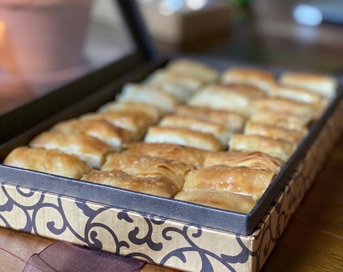 Homemade Syrian Baklava: Organic, Vegan Option Available, Freshly Baked