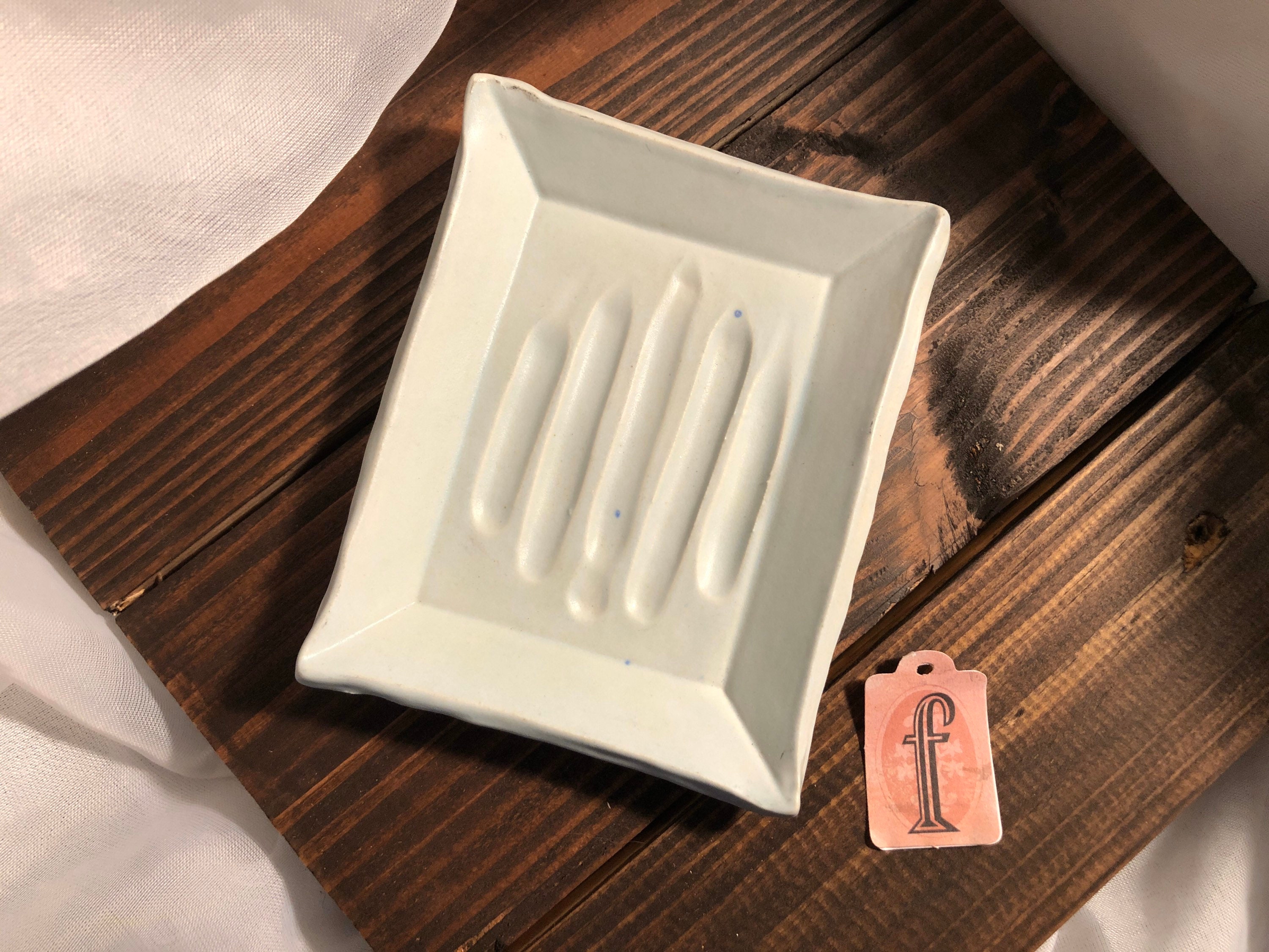 Ceramic Soap Dish for Bathroom or Kitchen Sponge Dish Etsy