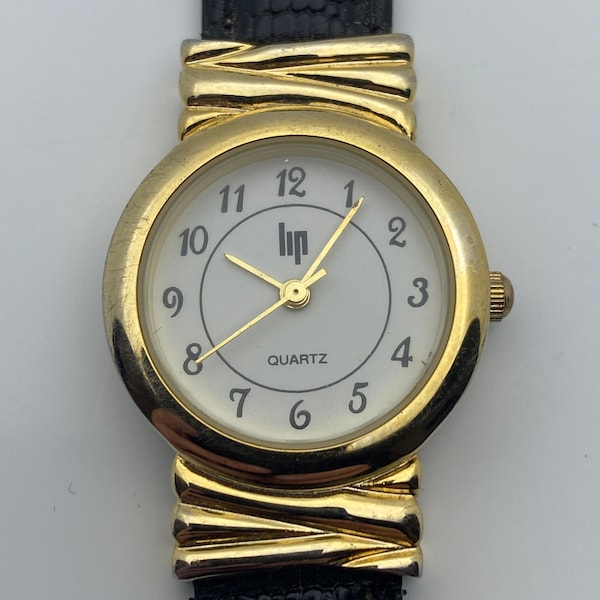 Montre Lip femme dorée