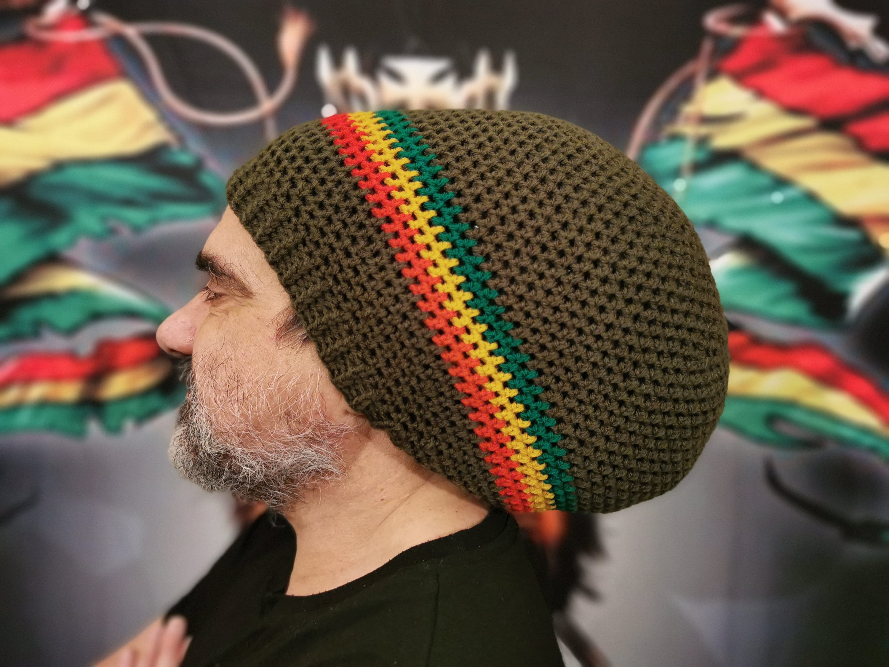 Rasta tam Rasta hat Rasta beanie Reggae hat Reggae beanie Etsy