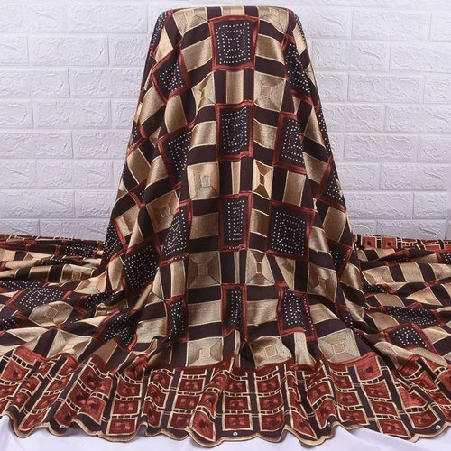 Latest high quality African Lace Fabric High Quality 2022 Voile Cotton Swiss lace fabric Switzerland 5Yards Sewing shops Dresses For Wedding Party