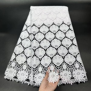 Pure White African Hot Seling Noble and Elegant Fabric High Quality ...