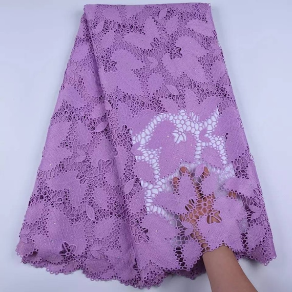2022 Hot Sale Pink Nigerian Lace Fabric 2022 High Quality GuIpure