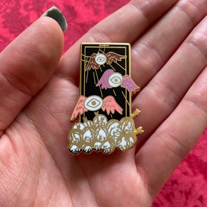 Holy War enamel pin