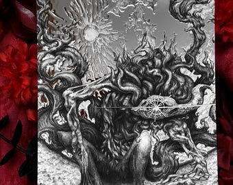 Moon Presence - BLOODBORNE FANART - 5 x 7 inch - zilverfolieprint