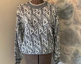 1980's Vintage Geometric Sweater