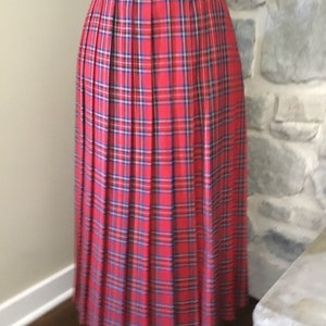 Vintage Women&#39;s Plaid Skirt