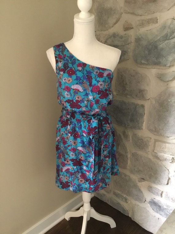 Silk, One Shoulder Summer Dress