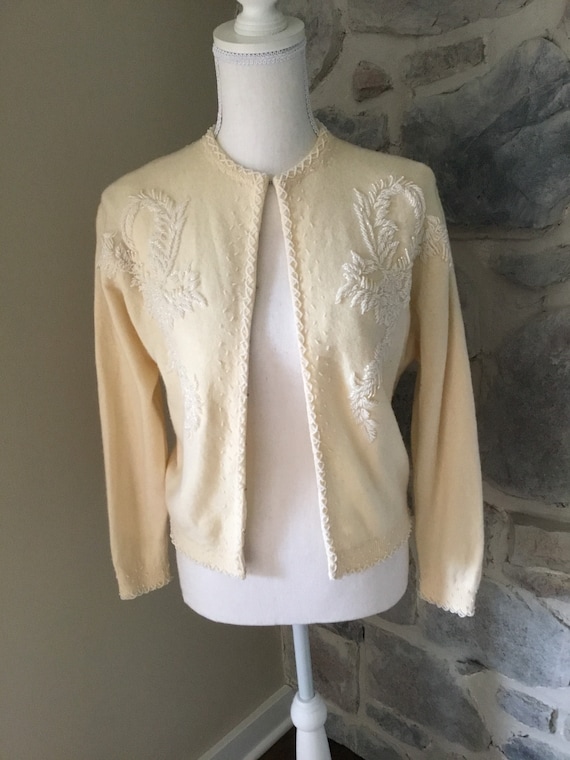 1950’s Beautiful Beaded Cardigan