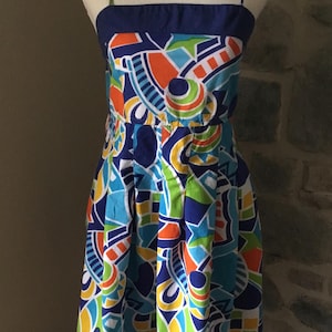 Adorable Geometric Print Summer Dress