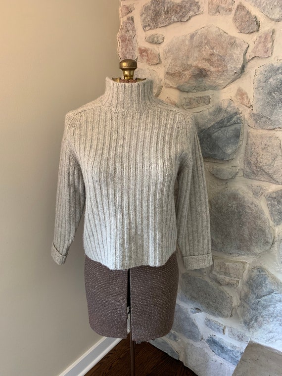 1990s Vintage Gray Sweater