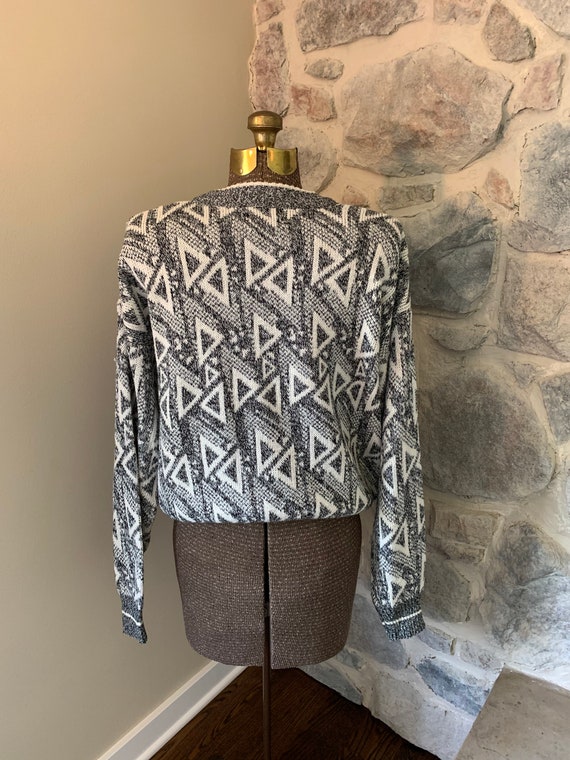 1980's Vintage Geometric Sweater - image 3