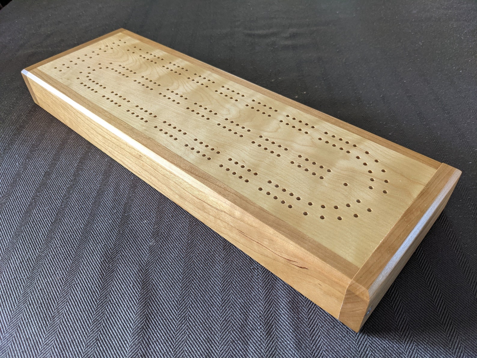 Handmade Wooden Cribbage Board with Built In Card and Peg Etsy